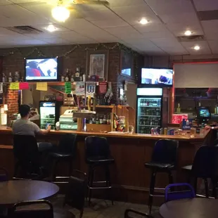 people sitting at the bar