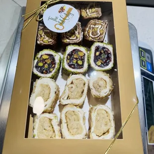 The owner is so gracious and provides samples of the various sweets