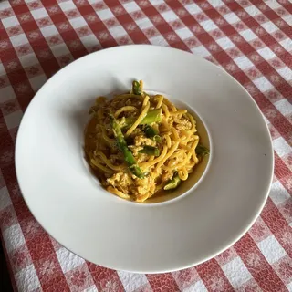 Crab and Asparagus Pasta