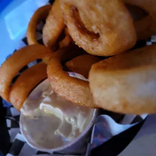 Best onion rings ever.