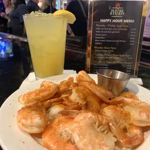 1 lb. Steamed Crab Legs &amp; Shrimp Specials on Mondays