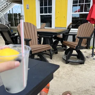 Blueberry Vodka Lemonade hit the spot on the hot summer day