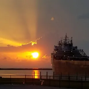 View the most amazing sunsets Lake Erie has to offer from our back patio.