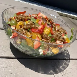 Strawberry Grape Salad! The best!