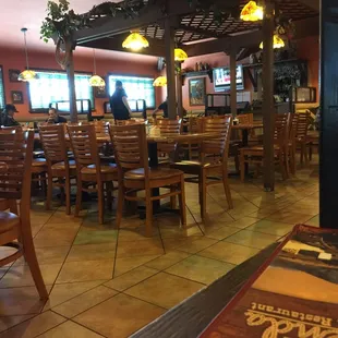 The inside of the restaurant