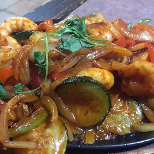 Shrimp Fajitas