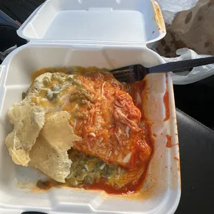 Bean and cheese burrito.