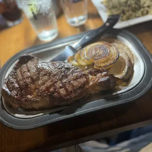 Ribeye. Med Rare
