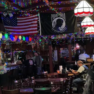 people sitting at tables