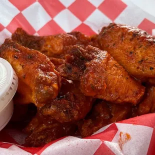 Cajun heat wings were awesome