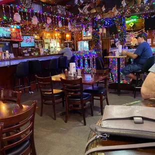 a man sitting at a bar