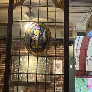 I'm thinking this was originally part of the building.