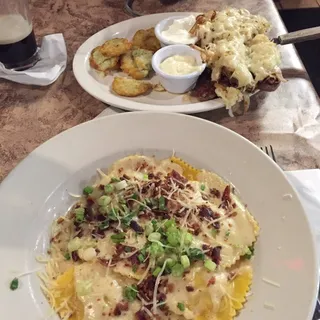 Smoked Chicken Ravioli