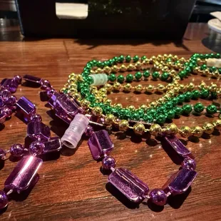 Mardi Gras beads
