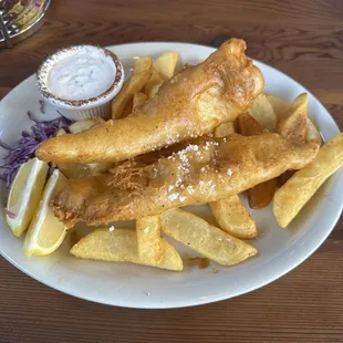 Fish and chips YUMMMMM