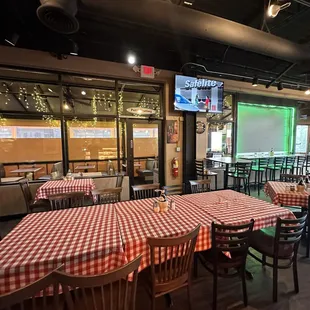 Inside dining area.