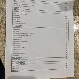 Menu Feb 2025