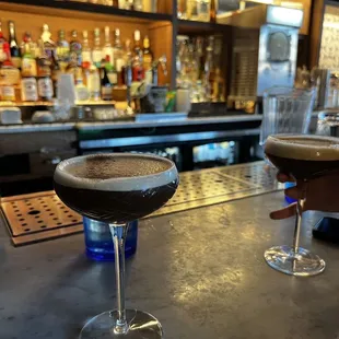 Round one of Espresso martinis