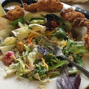 Fried Chicken Salads