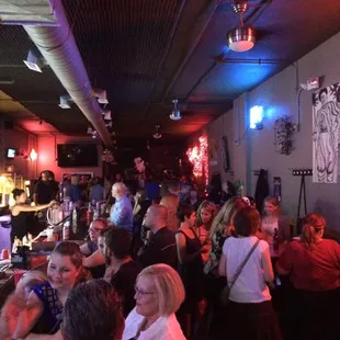 people sitting at the bar