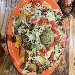 Old Pueblo steak nachos