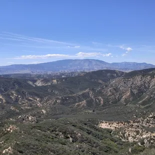 The view from the northern entrance. I was told by another guy that it's also blocked, but not for 5-10 miles in from Highway 138.