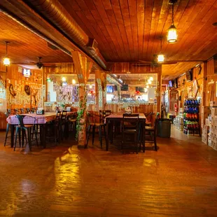 Seating area near the stage