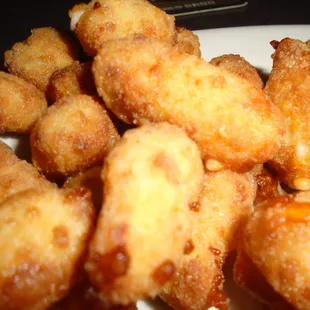 Ellsworth Cheese Curds, close-up.