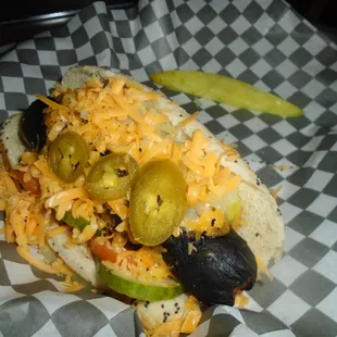 Chicago Style Hot Dog.