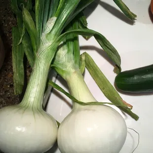 2 strawberry onions $3