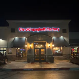 outside