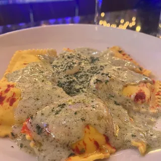 Lobster and Crab Ravioli