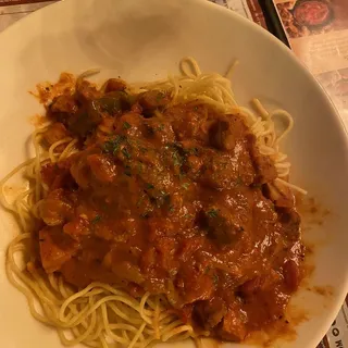 Spicy Spaghetti Vesuvius