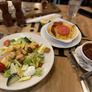 Tavern Salad, Hot Brown and Burgoo Bowl