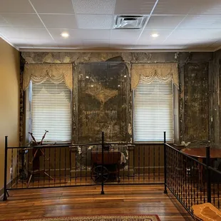 the interior of the building