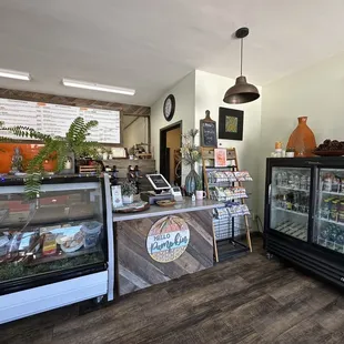 Looking to the right from the entrance