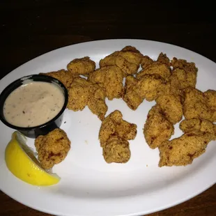 Fried gator tails.