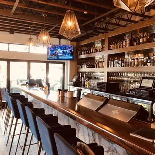 interior, sushi and sashimi