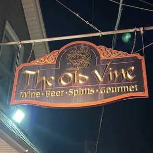 A wide selection of beer, liquor, wines, spirits, and more at The Old Vine!