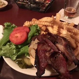 Burger with all the fixings