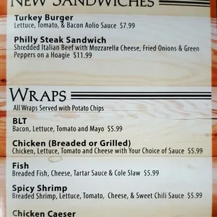 Come in and try some of our new menu items for the summer!
