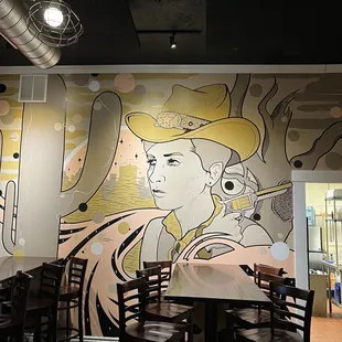 the interior of a restaurant