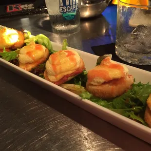 Deep fried deviled eggs
