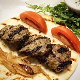 Lamb kofte (lunch and dinner)