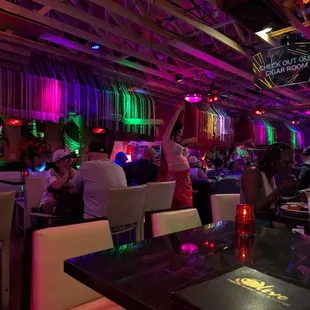 interior, sushi and sashimi