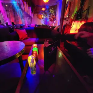 a bottle of olive oil on a table