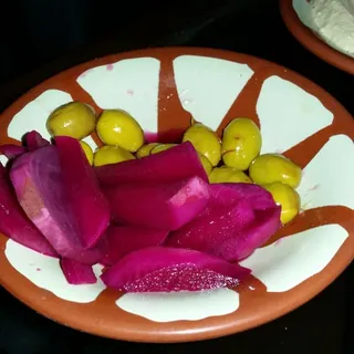 Bowl of Turnips & Olives