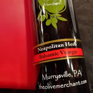 a bottle of olive oil