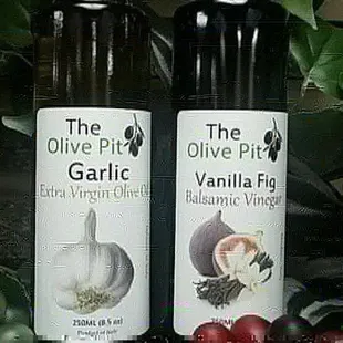 two bottles of olive oil