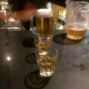 Because the song was on....&quot;1 bourbon, 1 scotch &amp; 1 beer!&quot; It was a bad idea.
